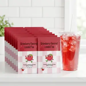 Loaded Tea - Powder Mix (10-Pack,32 oz) I Caffeinated Beverage Mix | Sugar Free |Refreshing I Low-Calorie Energy Drink Mix