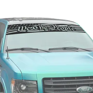 Die-Cut Vinyl We The People Visor 12"x64" Car Sticker decal sticker premium vinyl