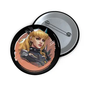RIVALS MAGIC GAMING, Gamer Pin Buttons, Gaming Accessories, Geeky Pins, Video Game Merch, Fantasy Button Badges