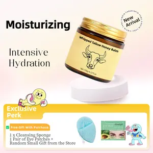 【Free Gift With Purchase】Beef Tallow & Honey Skin Cream, with a smooth texture, comfortably nourishes and gently moisturizes the skin.#Tik Tok Shop