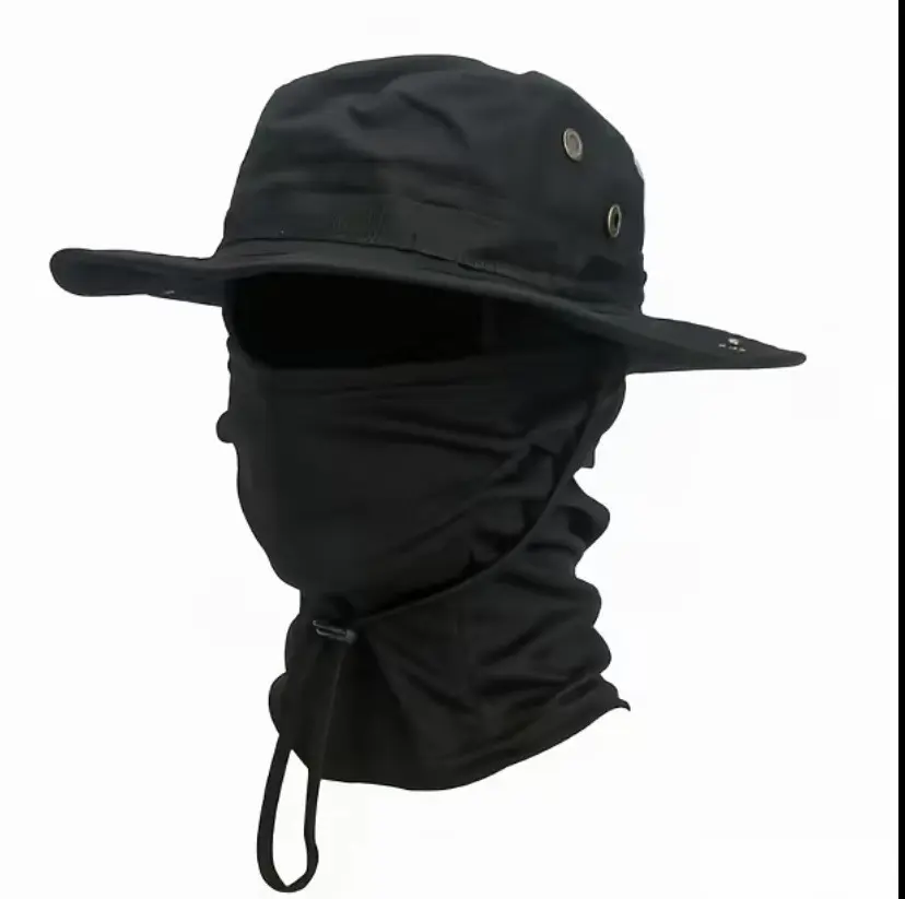 Men's Unisex All Seasons Cotton Blend Camouflage Print Bucket Hat - Adjustable, Sun-Proof, Sweat-Wicking, Wide-Brim, Windproof Drawstring, Packable for Hiking, Fishing Sports & Outdoor Use