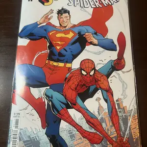 DC Marvel Superman Spider-Man #1 - Iconic Superhero Duo Action Comic Book
