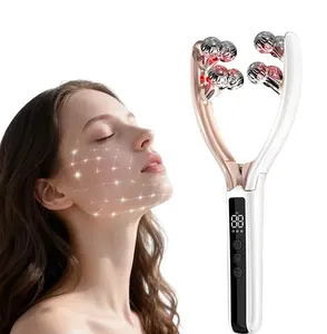 Doge&Vollar Massager for Snatched Jawline , Rechargeable Electric Facial Roller Portable Skin Care Device for Daily V-Shape Sculpting
