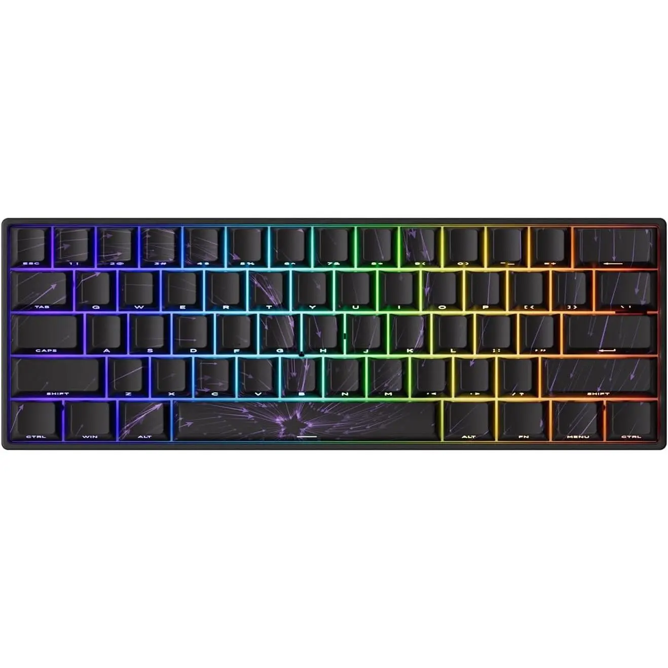 FUN60 MAX Gaming Keyboard / 0.01mm rapid Trigger / Tri-Mode Wireless / 8K SP mAGNETIC Switch / RGB Keyboard Mother's Day Gift, Gaming Keyboards, Keyboards For Gaming, Rgb Lights