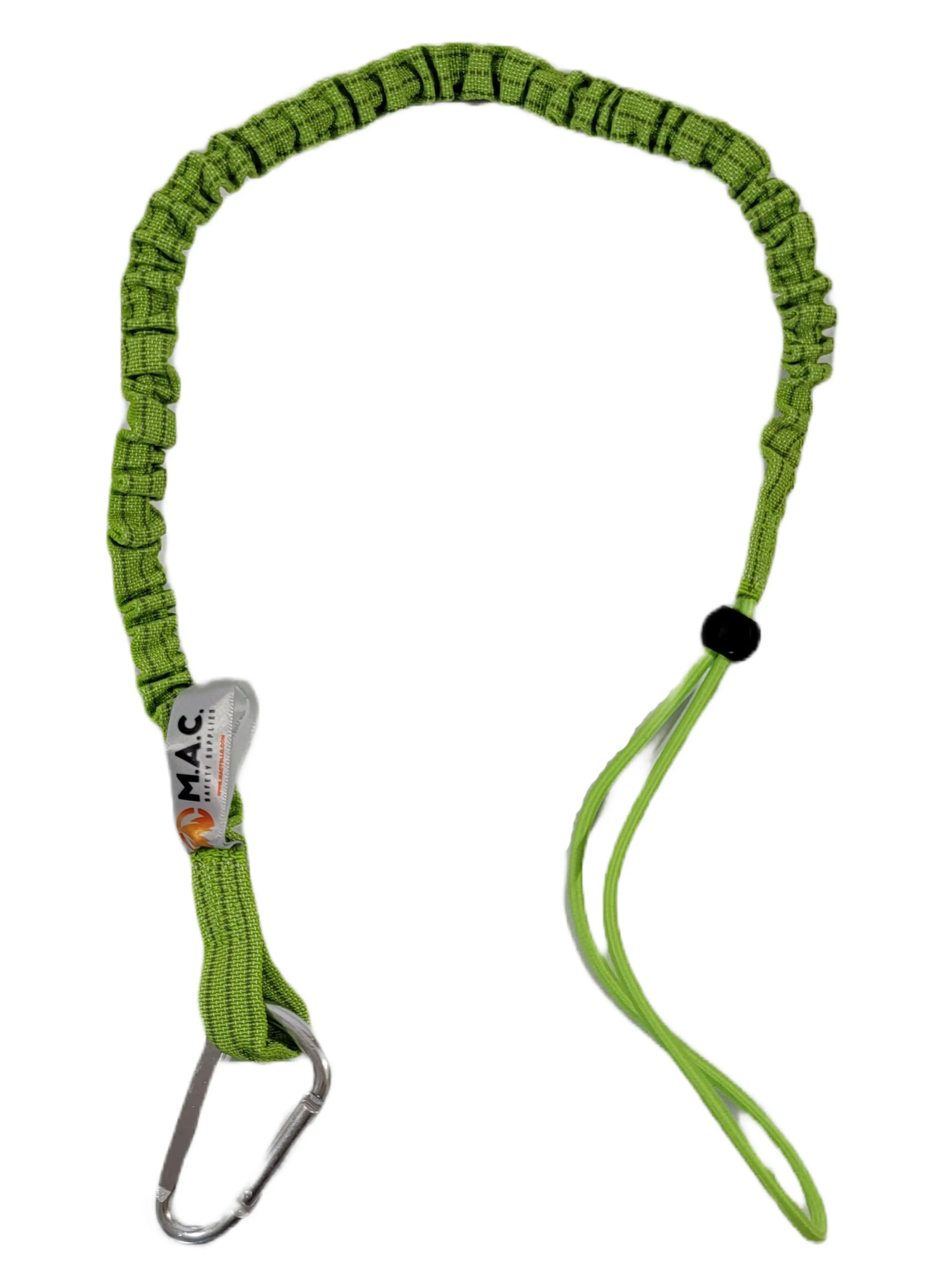 Green Hi-Biz Scaffold Tool Lanyard With Carabiner Clip 1