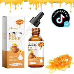 Ximonth Jimerito Bee Honey Eye Care Liquid - Refreshing Moist Eye Feel Gentle Daily Care with Honey Ingredients No Harsh Chemicals