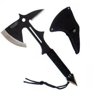 Defender Xtreme 15" Full Tang Hunting Axe Stainless Steel Blade Nylon Handle with Sheath