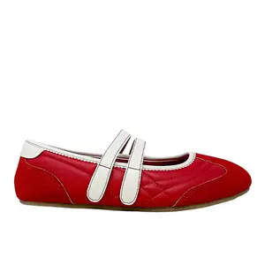 Shu Shop Womens Salome Ballet Flats Casual - Red