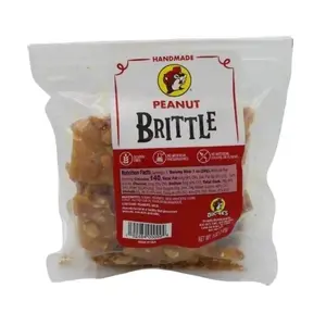 Buc-ee's Brittle - Handmade Peanut Brittle with Roasted Peanuts in Crisp Caramelized Sugar - No Artificial Preservatives - Nostalgic and Indulgent Snack - Perfect for Sampling or Quick Snacks - Protein, Coconut