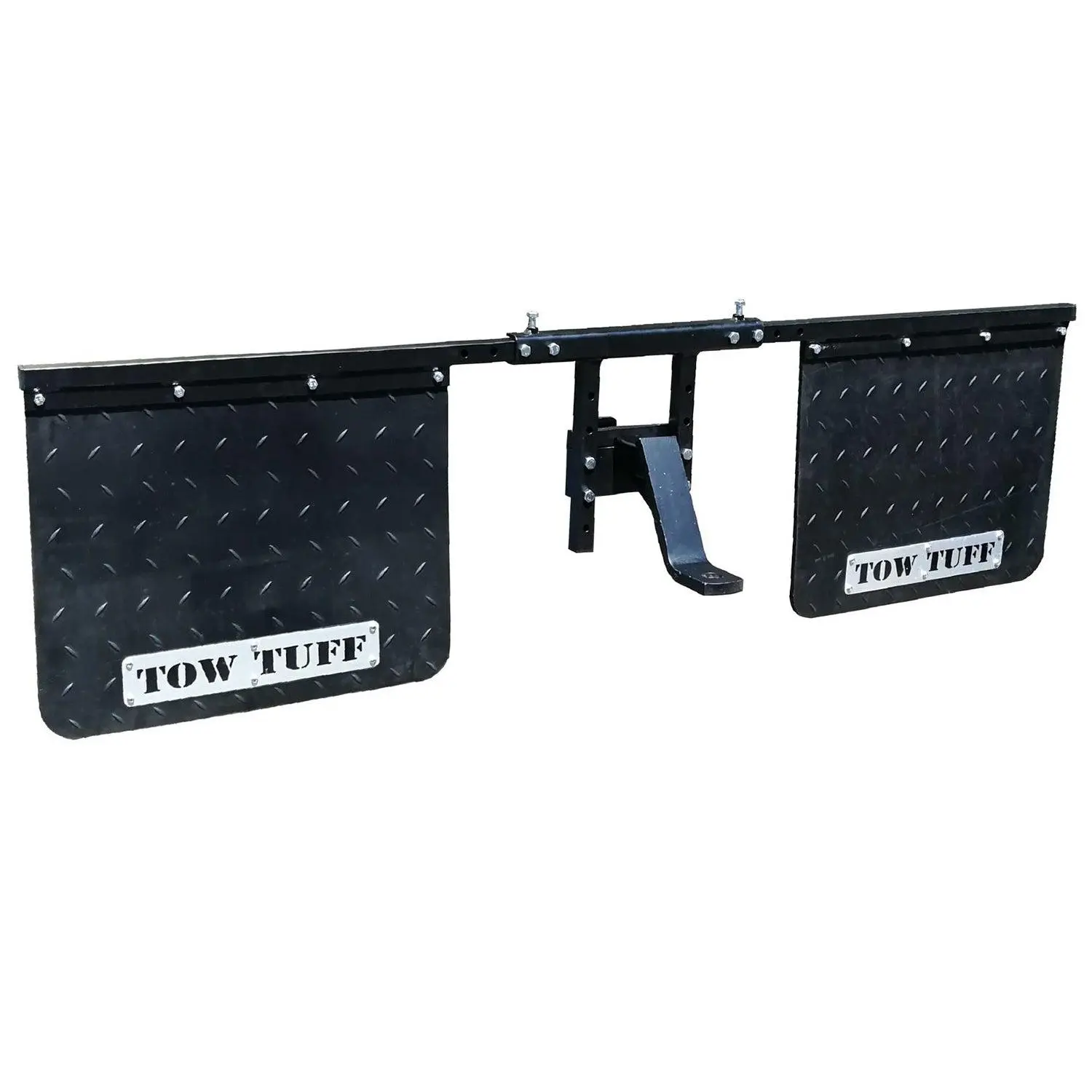 Tow Tuff 2418AMF 18" x 24" Universal Hitch Mount Rubber Rear Towing Mud Flaps Tow Tuff 2418AMF 18" x 24" Universal Hitch Mount Rubber Rear Towing Mud Flaps