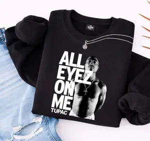 Vintage Tupac Shakur All Eyez On Me Sweatshirt – 90s Hip Hop Rap 100% Cotton