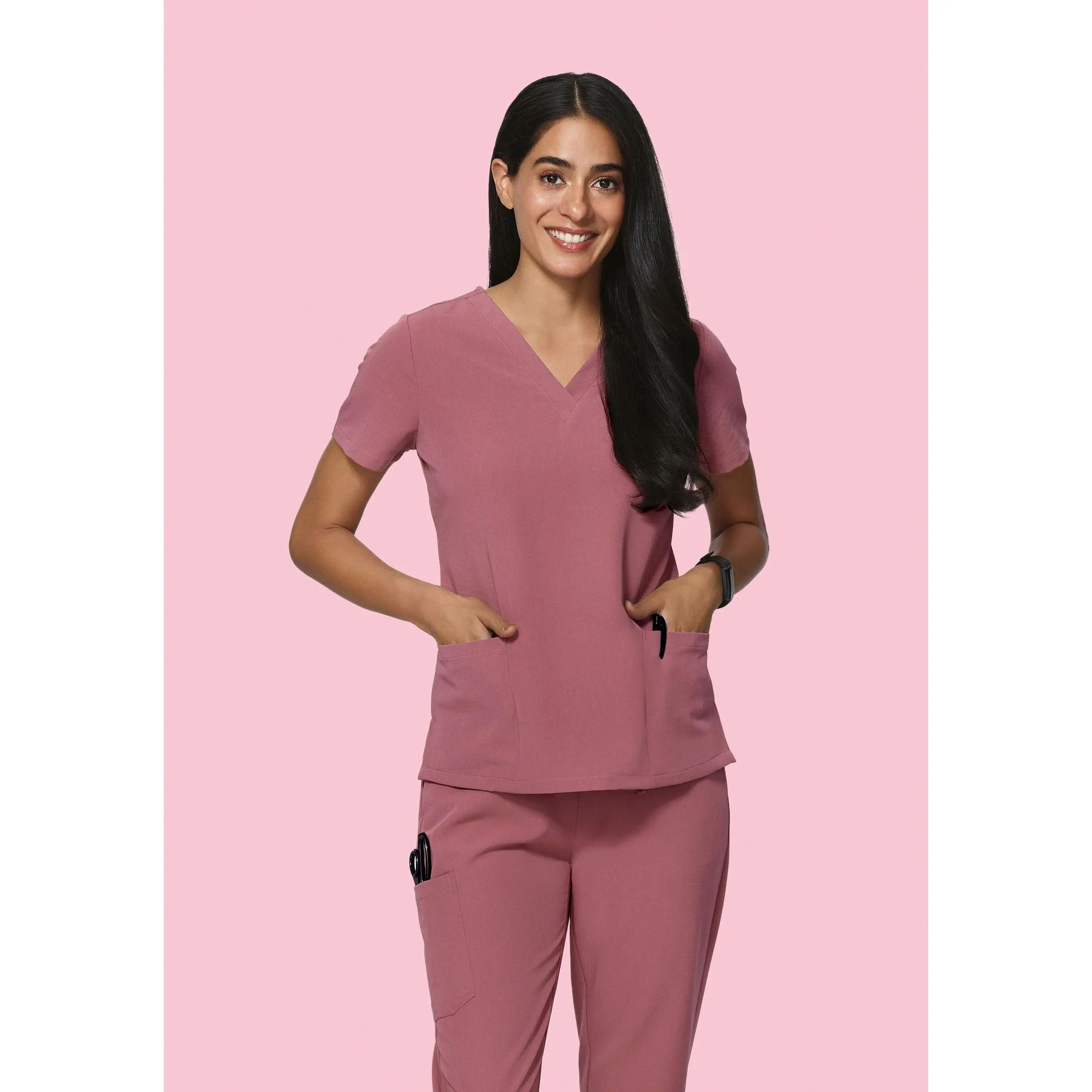 6 Pocket Top Mauve 6 Pocket Top Mauve