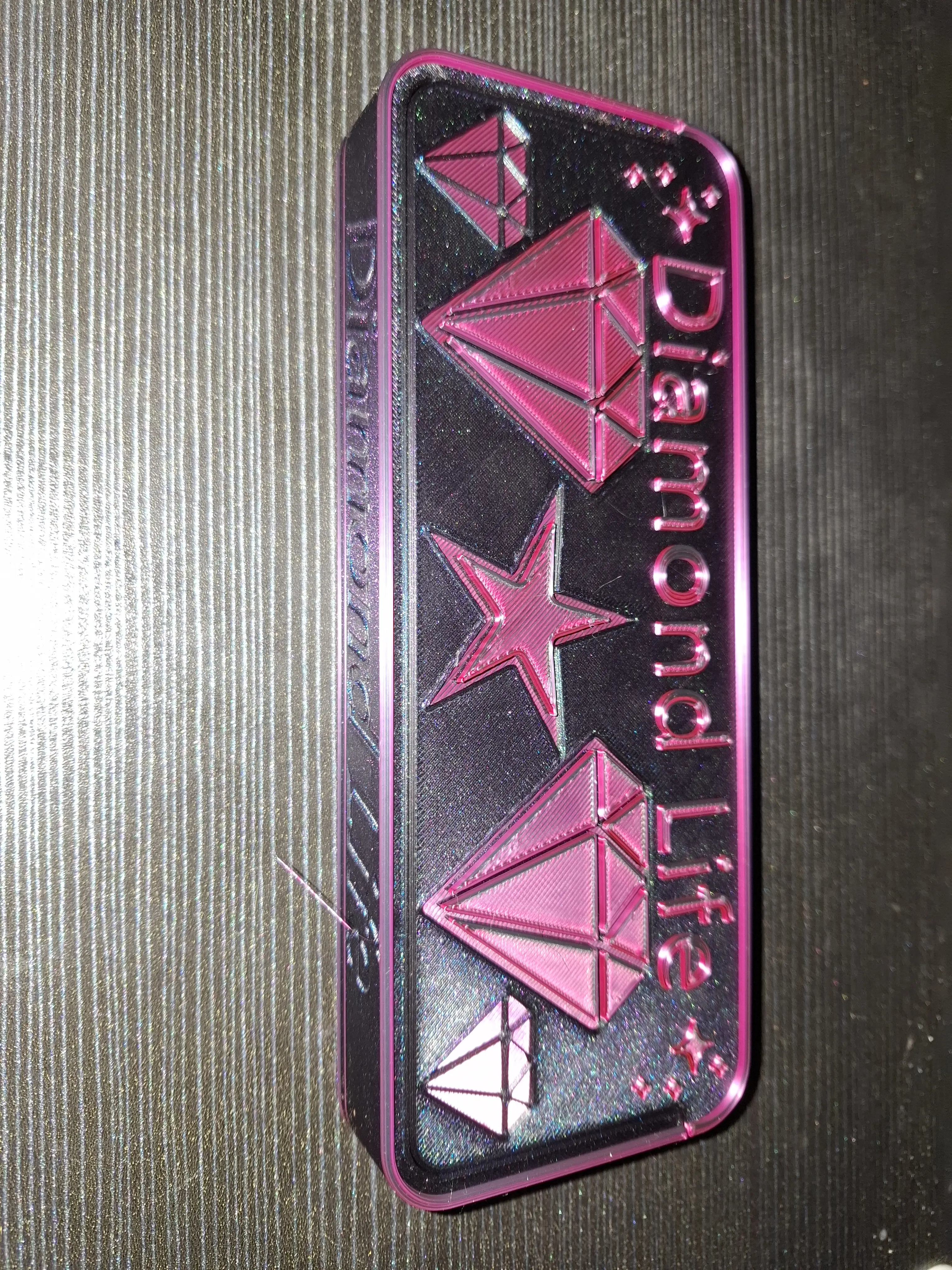 Diamond art tray dual compartment
