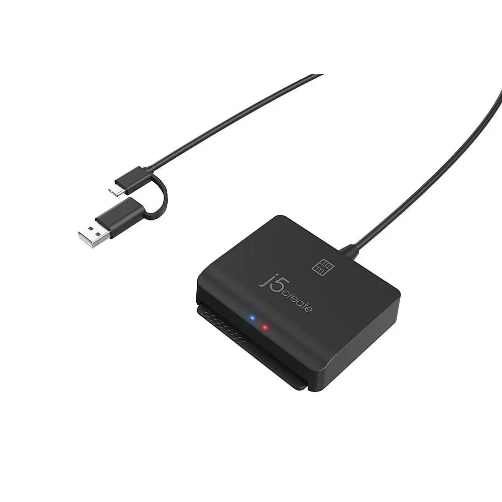 j5create - USBTM Smart Memory Card Reader - Black
