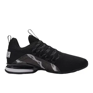 PUMA Mens Axelion Refresh Lava Running Sneakers Shoes - Black