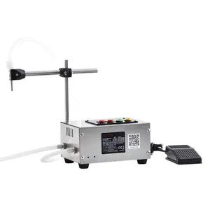 VEVOR Liquid Filling Machine, 10-4000ml Filling Capacity, Automatic Bottle Filler Machine Bottling Machine Digital Control for Milk, Water, Wine, Beverage, Soy Sauce, Vinegar, Alcohol (Single Nozzle)