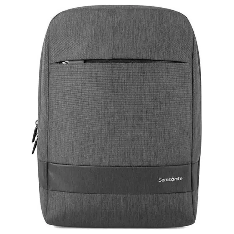 Samsonite Durable Large Fabric Backpack - Unisex Gray, Casual Functional for Business and Travel