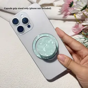 Reusable Magsafe Magnetic Phone Stand, Colorful Shell Paper Design, High Aesthetic, Style, Stable Grip, Suitable for All Smartphones