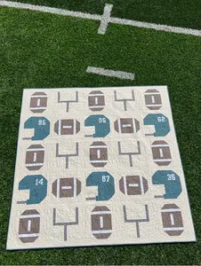 Team Football Quilt Pattern - Paper Print Version