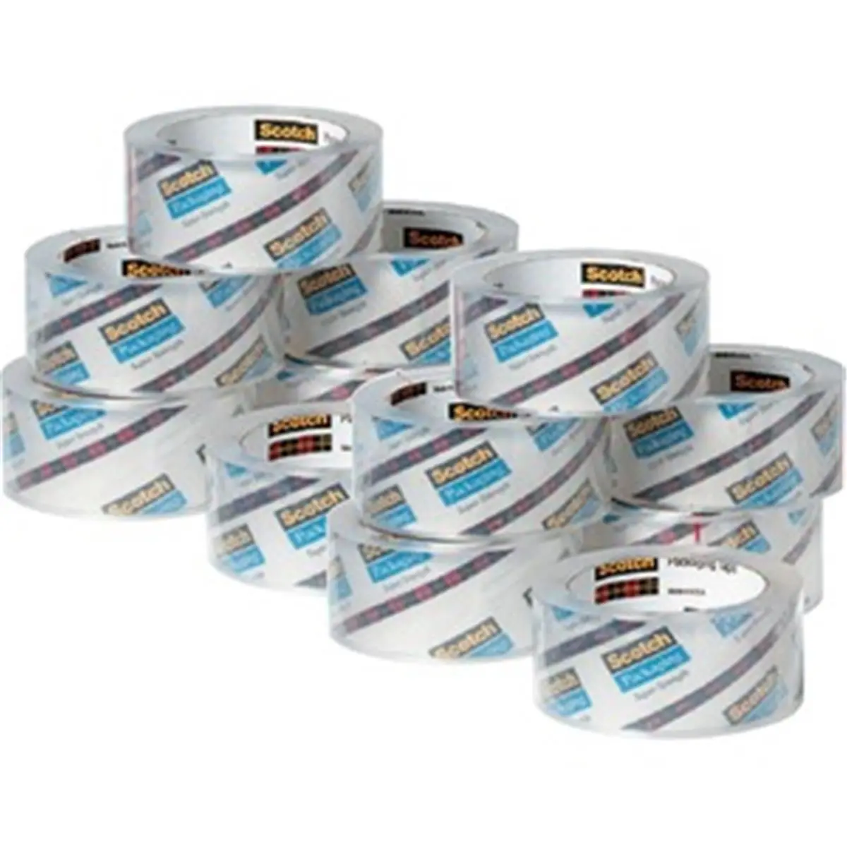 Scotch MMM3750CS48 Commercial-Grade Packaging Tape, Clear - Pack of 48