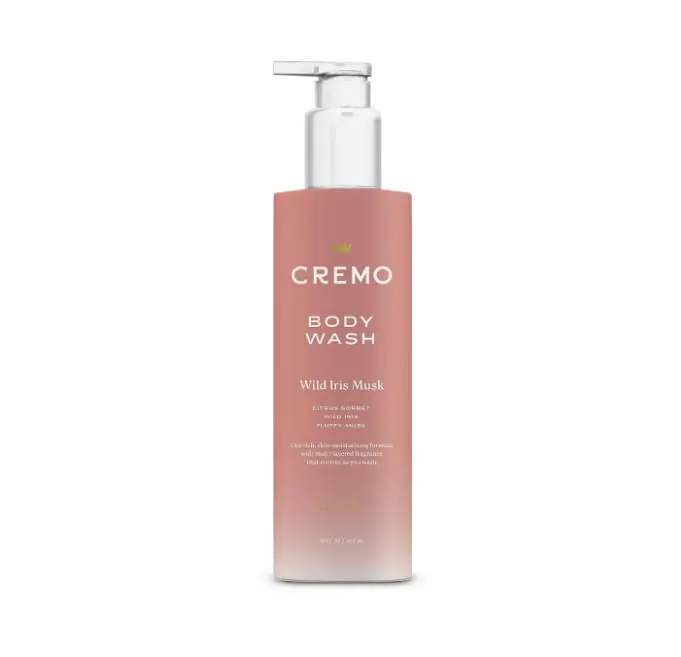 Cremo Wild Iris Musk Skin Moisturizing Body Wash for Women, Notes of Citrus Sorbet, Wild Iris, and Fluffy Musk, 16 Fl Oz