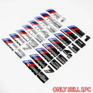 Bmw M Series Car Stickers, 3D Letter Decorative Decals, Self-Adhesive Grille Tailgate Emblem, Fits Bmw M1/m2/m3/m4/m5/m6/m7/m8 Models