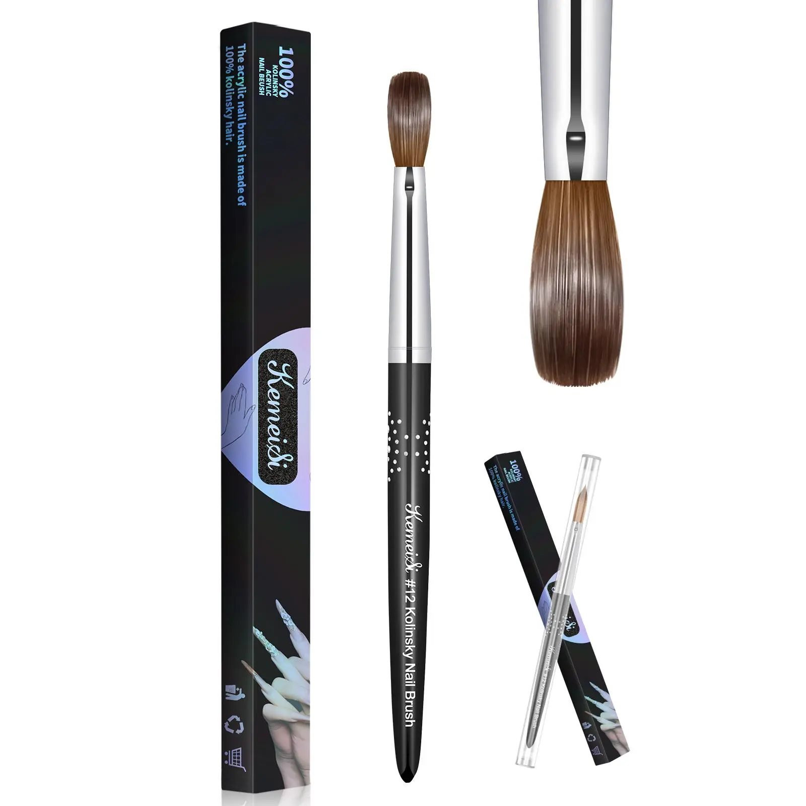 Professional Acrylic Nail Art Drawing Brush, Nail Art Design Brush, Manicure & Pedicure Tool, Nail Art Tools, Nail Brushes, Nail Art Supply