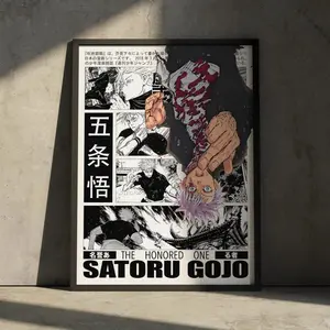 Jujutsu Kaisen Anime/Manga Poster Art Print - Satoru Gojo - POSTER NO FRAME