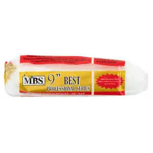 MBS 9" Roller Cover 3/8" Nap Professional Series Lintless Dralon Fabric