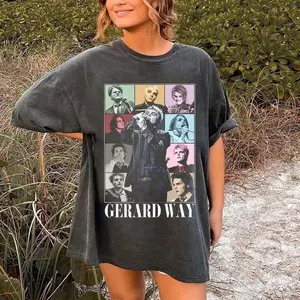 GW Tshirt Sweatshirt Hoodie, Gerard Way Vintage Shirt, Gift for men and women, Casual Cool, For Every Occasion, Laid-Back Vibe