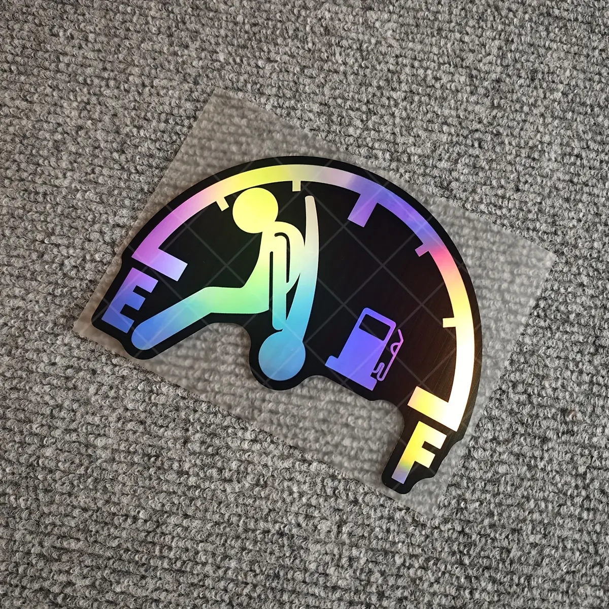 1PC vinyl oil gauge decal, waterproof and sun-proof car body scratch cover, durable stickman cartoon fuel tank cap sticker for vehicle decoration, Decorative decal, Car Decals, car vinyl sticker, Car Stickers, Decal For Cars