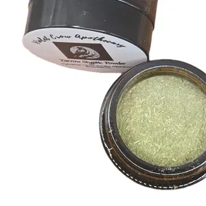 Yarrow Styptic Powder – Pure, Homegrown Herbal Wound Care | For Minor Cuts, Razor Nicks + Natural First Aid | 1oz Amber Jar