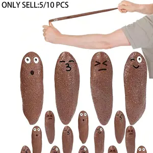 10/5 Pack Fun Slingshot Finger Party Props, Adult Prank Gifts, Sticky Rubber Flying Shooting, Birthday, Christmas, New Year, Valentine's Day