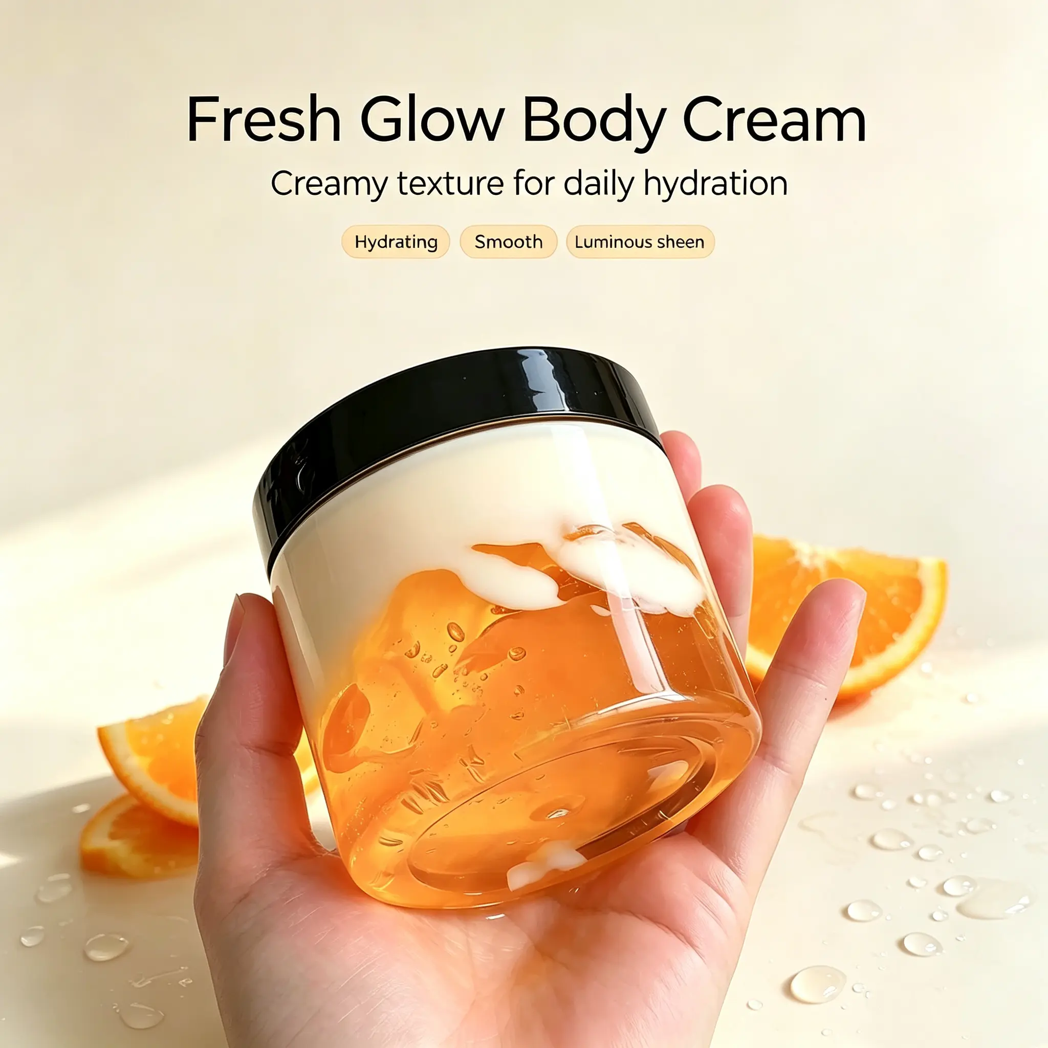 Fresh Glow Body Cream | Daily Moisturizer for Soft, Smooth Skin