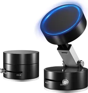 Vacuum Suction Magnetic Phone Holder - Foldable Design for iPhone 16/15/14/13/12/Gym/Shower/Car/Mirror, Adjustable Magnetic Attachment