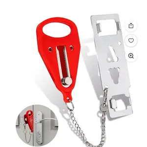 Portable Door Lock for Travel – Hotel & Airbnb Feel safe anywhere you stay.This portable lock adds an extra layer of protection in seconds—no tools, no damage, no stress.