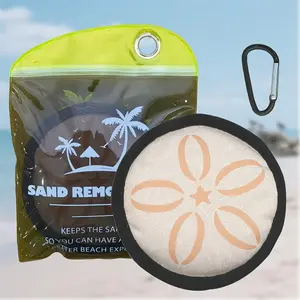 Quick Clean Beach Towel Accessories, Efficient Sand Removal Bag, Essential Outdoor Sand Bag, Must-Have Beach Play Equipment, Beach Gear
