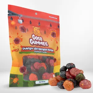 Goso Gummies Viral Chamoy Watermelon Bombs - 6oz Bag - Gushers Snack Candy