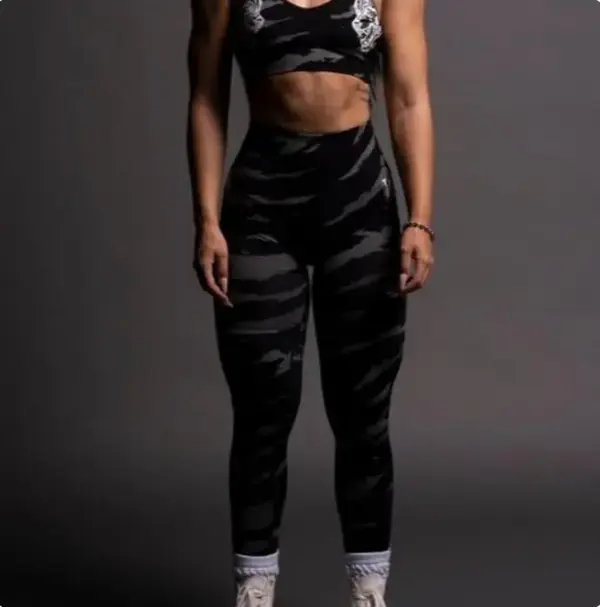 Darc Sport Our Stamp "Everson Seamless" Scrunch Leggings Pretas Camufladas Sky Leggings