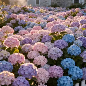 Mixed-color hydrangea seeds | Easy-to-grow perennial, suitable for gardens, patios, and hedges | Vibrant flower colors