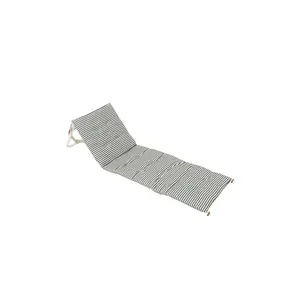 Sunnylife Reclining Beach Chair in The Vacay Olive Stripe