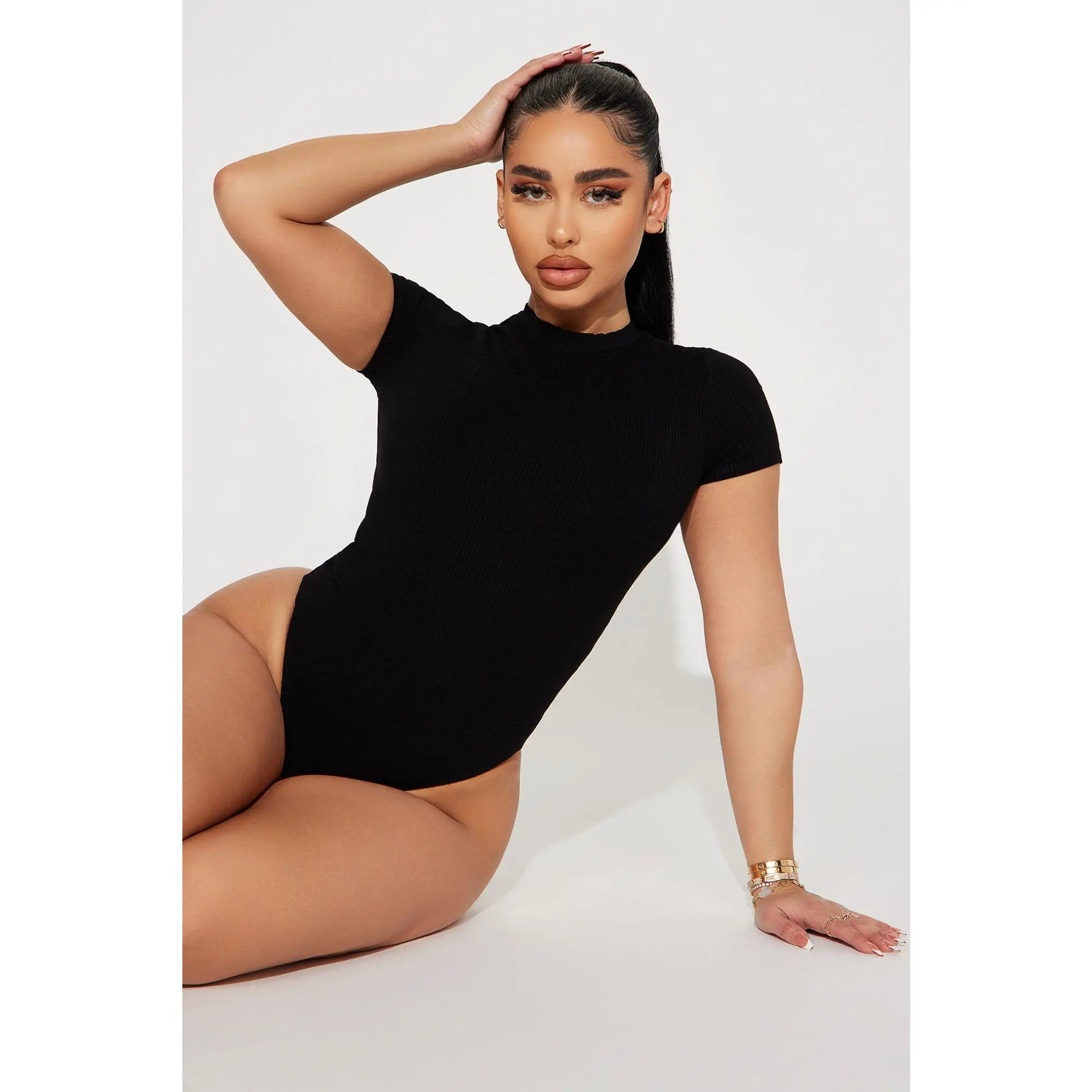 Kylie Snatched Bodysuit - Black Kylie Snatched Bodysuit - Black