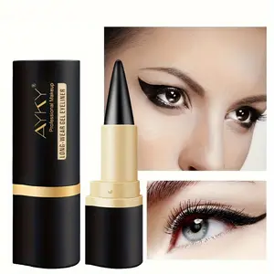 Solid Matte Black Eyeliner Waterproof Eyeshadow Pen Makeup Gifts For Beginners Easy To Apply Long Lasting Stain Resistant Creamy Formula Cosmetic