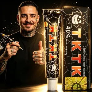 TKTK Professional Tattoo Numbing Cream, 6-8 Hours Local Maximum Intensity Relief, Painless Deep Numbing Tool for All Skin Types, Beauty & Personal Care Tattoo Aftercare Balm summerwins