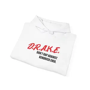 D.R.A.K.E. — Don’t Rap Against Kendrick Ever | Unisex Fleece Hoodie