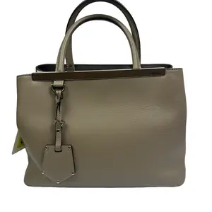 Pre-owned FENDI 2000s Petit 2Jours leather handbag