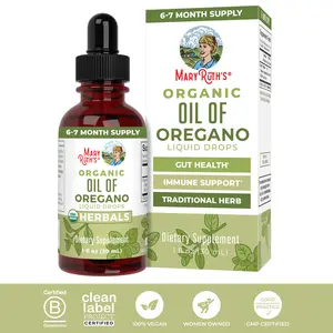 MaryRuth's Organic Oil of Oregano Liquid Drops - Immune Support - Herbal Tincture - Gut Health - Overall Health - 200 Servings - Vegan - 1 Fl Oz
