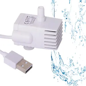 Cat Water Fountain Pump, Pet Water Dispenser Replacement Water Pump with Filter Sponge, Cat and Dog Water Fountain Accessories, for Automatic Water Feeder