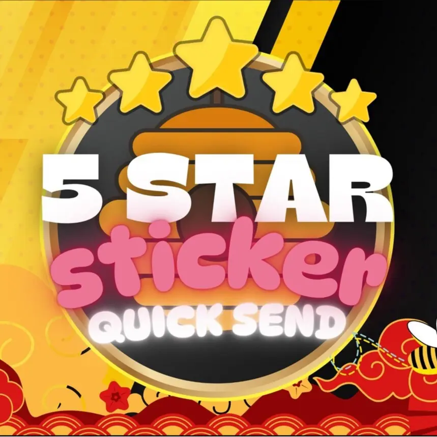 Monopoly 5 Star sticker| 1 Piece | Quick Send | Please read the Description