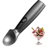 Electric Heated Ice Cream Spoon with 3 Fast Heating Levels (120°F/140°F/160°F), Hard Ice Cream Sleek Scoop, Ideal Kitchen Gadget for Home Use, Ice Cream Attachment, Kitchenware